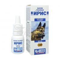 Ирис- капли глазные от воспалений для собак и кошек, АВЗ - 10 мл в Алматы и в Казахстане за 1 350 ₸