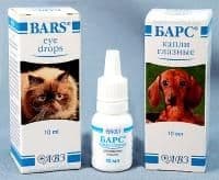 Барс глазные капли для кошек и собак - 10 мл в Алматы и в Казахстане за 2 250 ₸