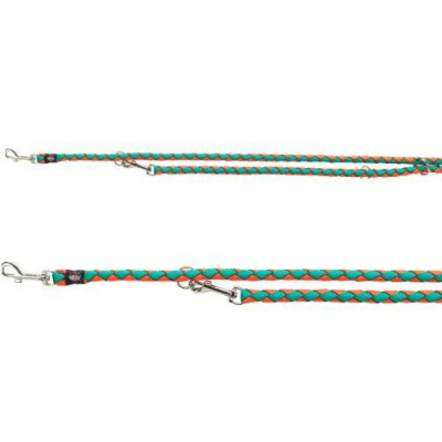 Cavo поводок-перестежка для собак, S–M: 2.00 m/ø 12 mm, papaya/ocean для собак в Алматы и в Казахстане