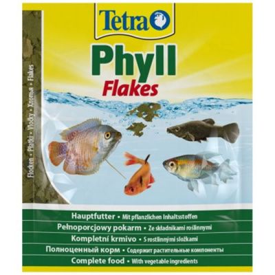 Корм для травоядных рыб Tetra Phyll 12г хлопья в Алматы и в Казахстане за 1 060 ₸
