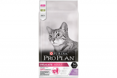 Корм Pro Plan Delicate для взрослых кошек с чувствительным пищеварением индейка - 10 кг в Алматы и в Казахстане за 53 500 ₸