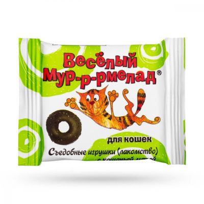 Мармелад-игрушка Веселый мур-р-р-мелад для кошек с мятой - 1 шт в Алматы и в Казахстане за 260 ₸