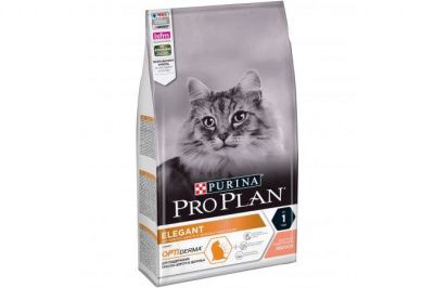 Корм Pro Plan Elegant для поддержания красоты шерсти и здоровья кожи кошек лосось  - 1.5 кг в Алматы и в Казахстане за 11 860 ₸