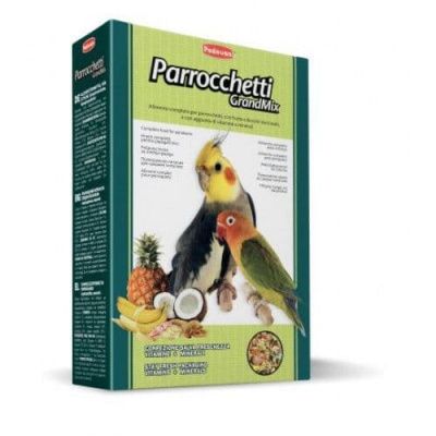 Корм Padovan Grandmix Parrocchetti для средних попугаев - 850 гр в Алматы и в Казахстане за 5 040 ₸