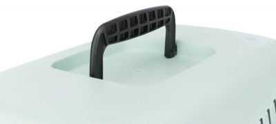 Устройства Транспортировочный бокс Junior для котят и щенков серый с мятным XS - 26 × 25 × 39 см собак в Алматы и в Казахстане