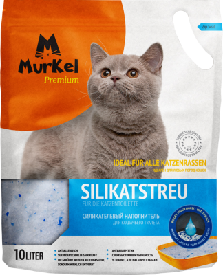Впитывающий наполнитель Murkel для туалета кошек (Без аромата) - 10 л в Алматы и в Казахстане за 8 760 ₸