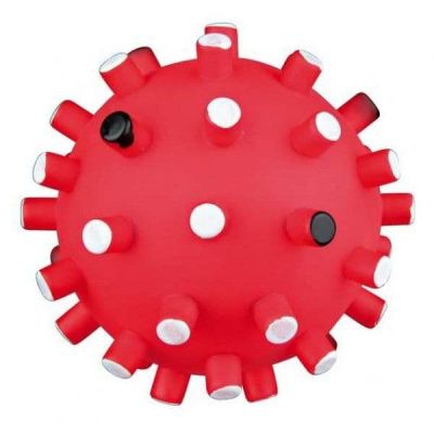 Игрушка мяч игольчатый с пищалкой для собак - 6.5 см в Алматы и в Казахстане за 1 170 ₸