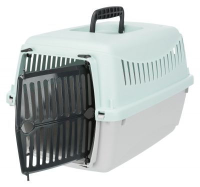 Устройства Транспортировочный бокс Junior для котят и щенков серый с мятным XS - 26 × 25 × 39 см собак в Алматы и в Казахстане