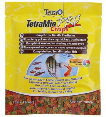 Корм TetraMin ProCrisps для аквариумных рыб, хлопья, 12гр в Алматы и в Казахстане за 1 580 ₸
